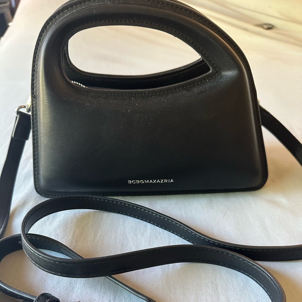 BCBGMaxAzria Black Crossbody Bag with Minimalist Design - Picture 2 of 4